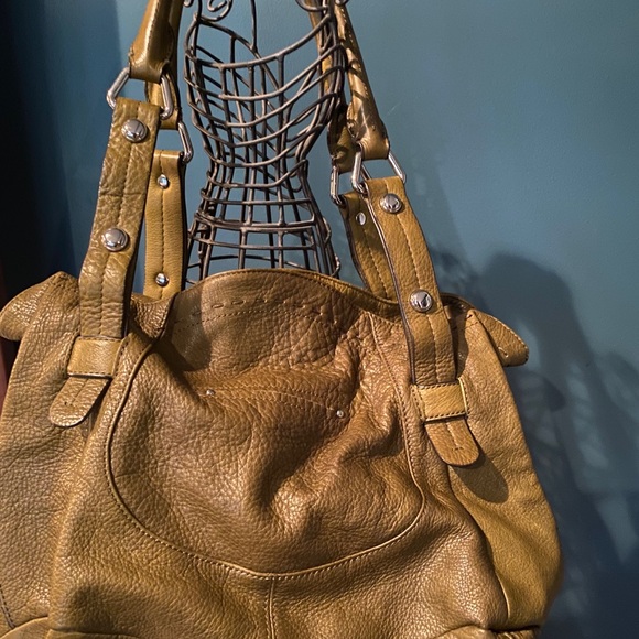 B makowsky Hunter Green Genuine Leather Bag - Picture 3 of 4